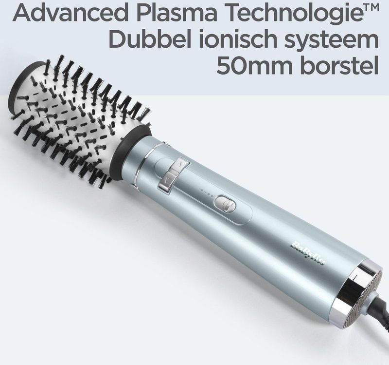 BaByliss - Hydro Fusion Fohnborstel - Roterende Krulborstel - Ø 50mm - 3 Temperatuurinstellingen