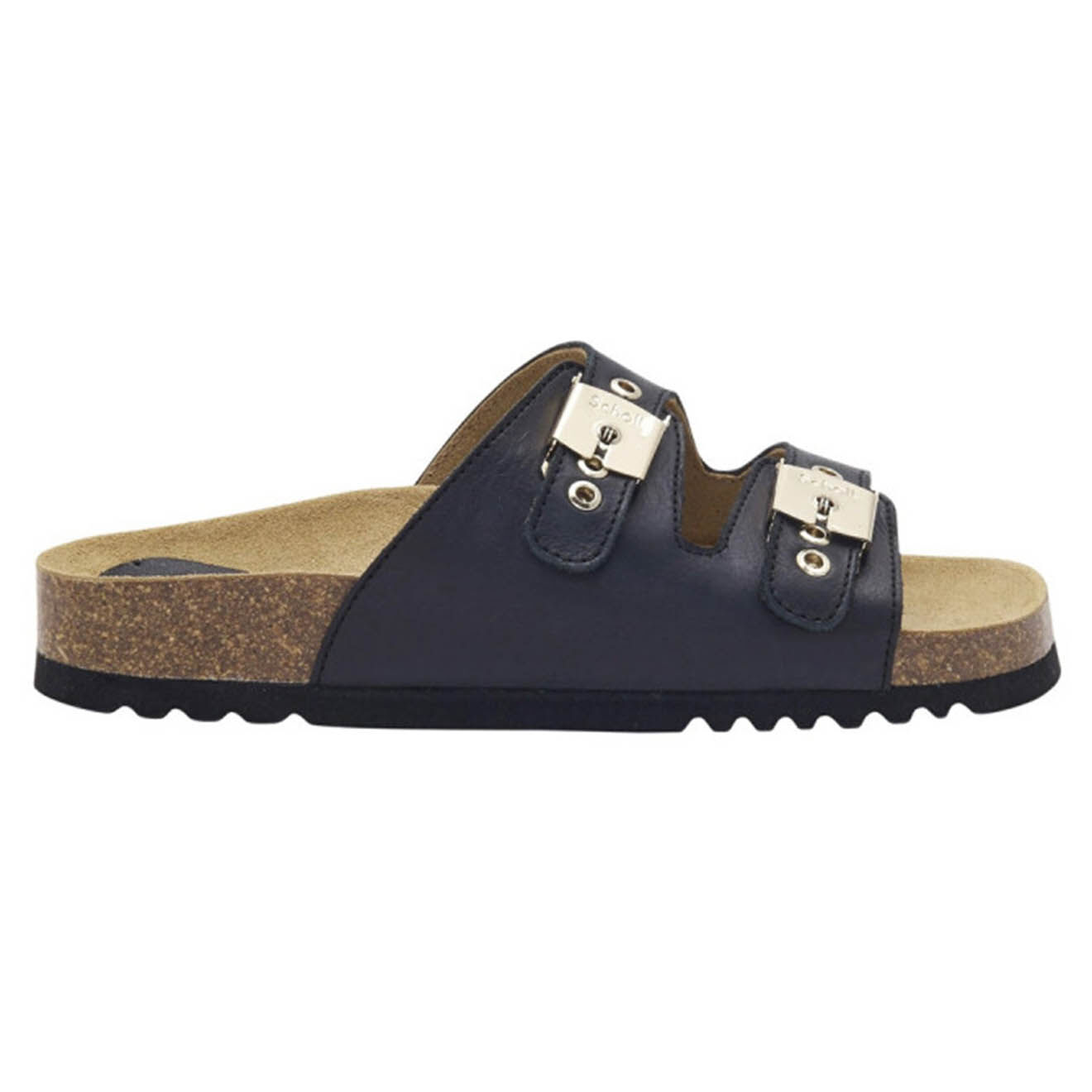 Scholl Mules en Cuir Alba noires