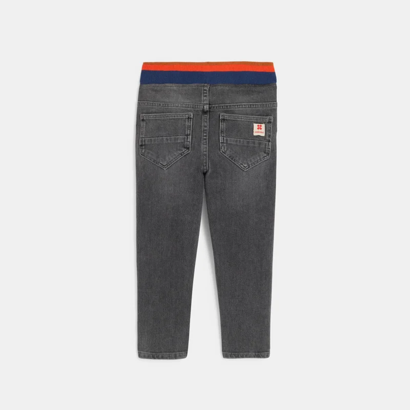 Jean droit bébé garçon denim gris Catimini Gris ou noir