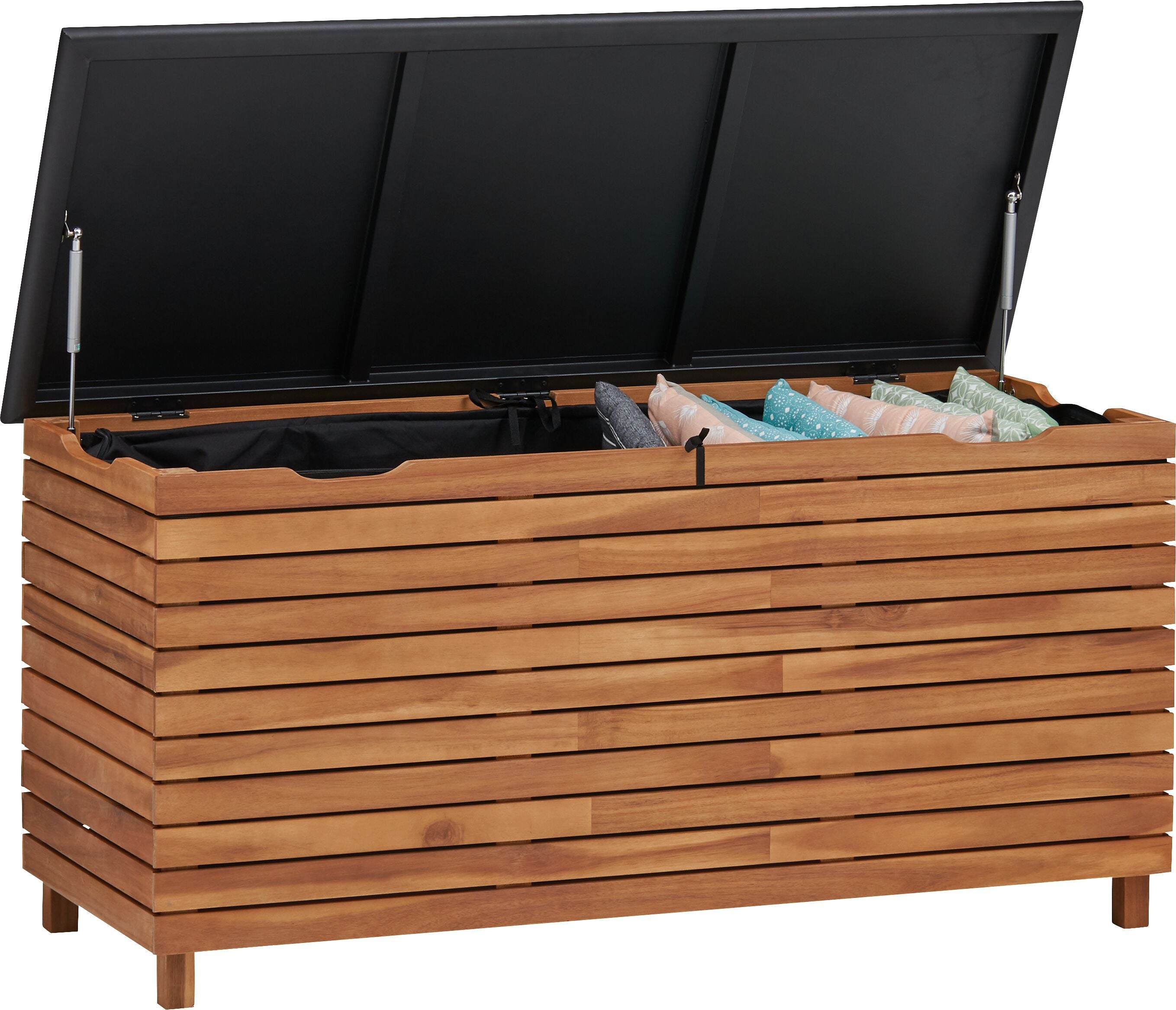 FINN Kissenbox - Akazie / B: 130.0 cm x T: 53.0 cm x H: 63.0 cm