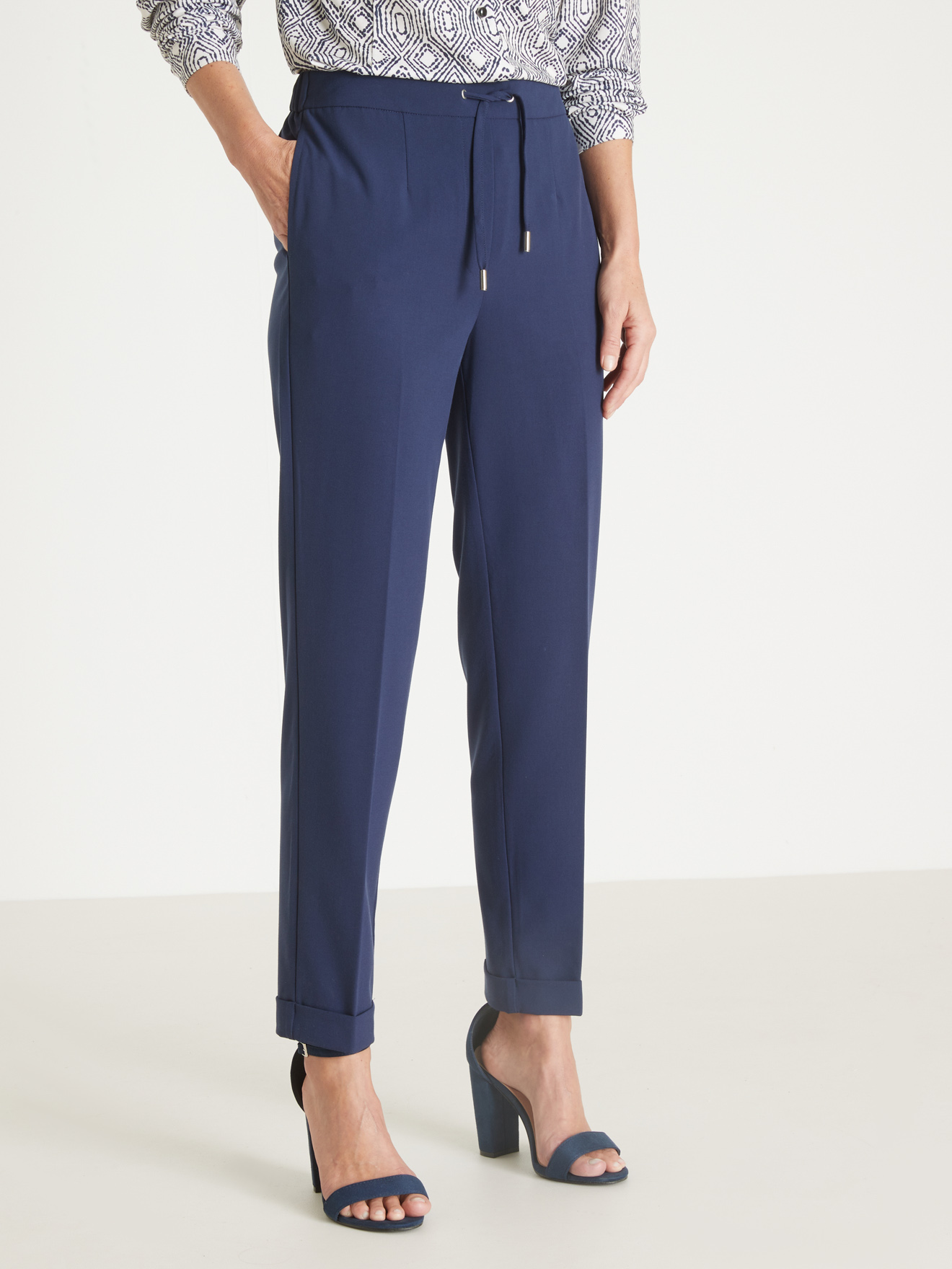 Pantalon 7/8ème élastiqué dos