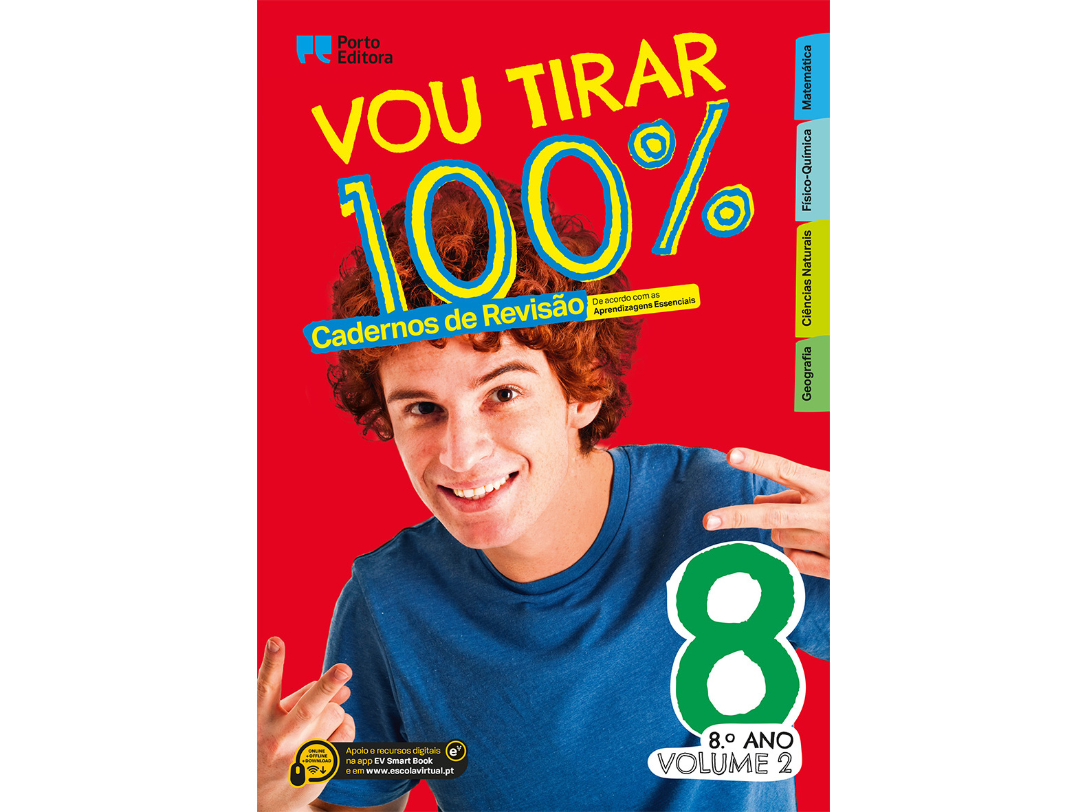 LIVRO VOU TIRAR 100% 8º ANO VOL 2 CADERNOS DE REVISÃO