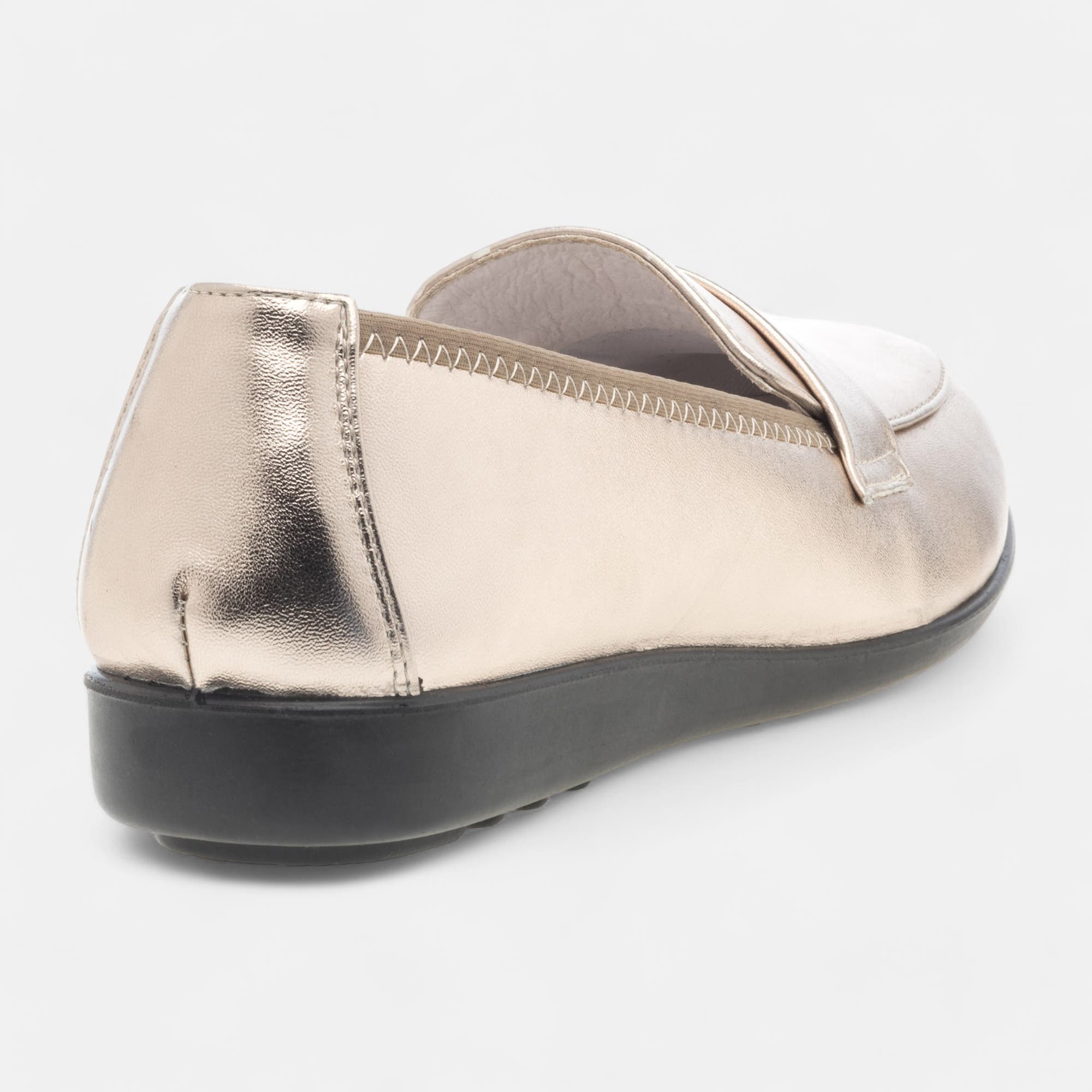 Mocassins pieds sensibles Femme bronze