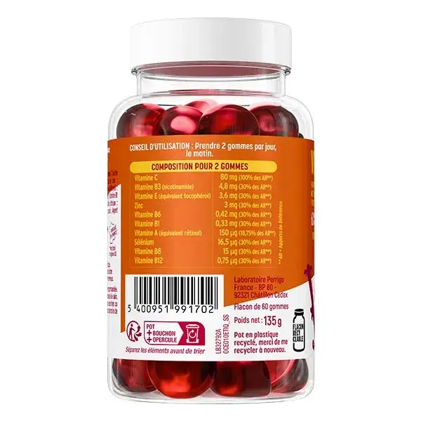 Valda Vitality Gummies, Sabor Natural - Sabor Mirtilo