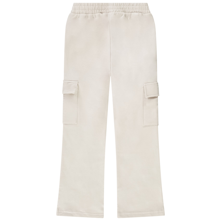 Jogging esprit cargo en molleton uni pour fille