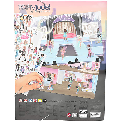 TOPModel Stickerworld klistermærkebog