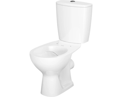 Form&style NATUNA toiletcombinatieset, randloos, horizontale uitloop, glanzend wit, met toiletzitting