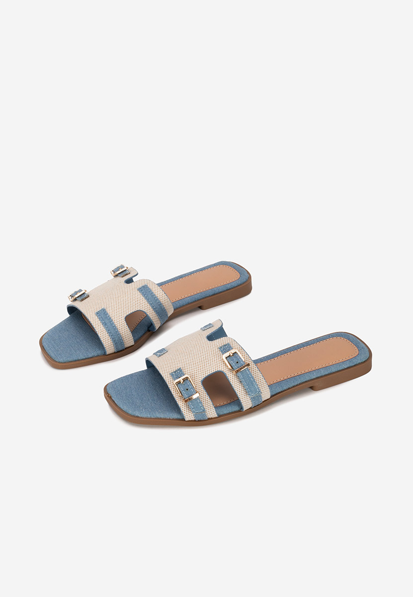 Mules femme denim Natania