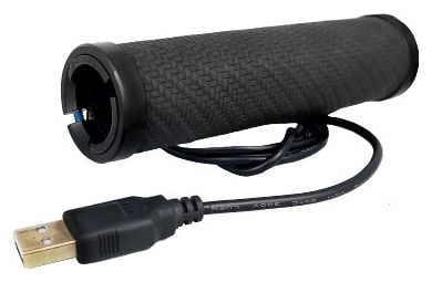 Paire de Grips Cycl Heated Chauffantes Noir