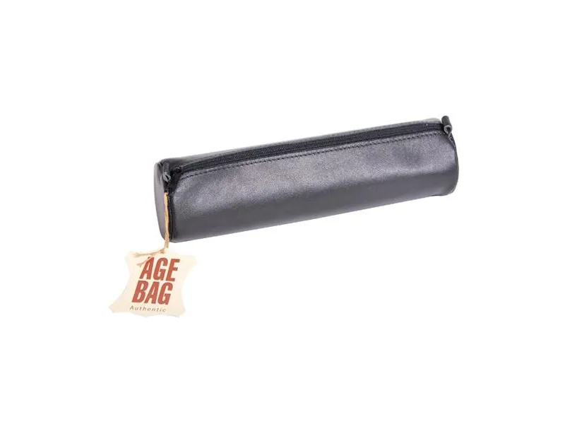 Penalhus Rhodia Age Bag sort læder