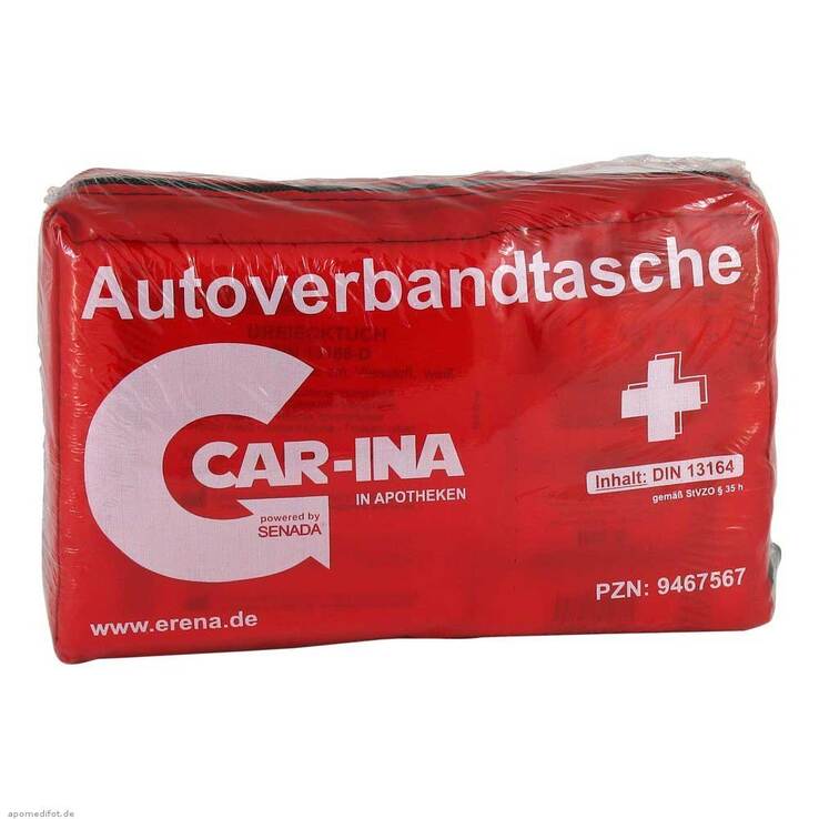 Senada Car-Ina Autoverbandtasche rot, 1 St
