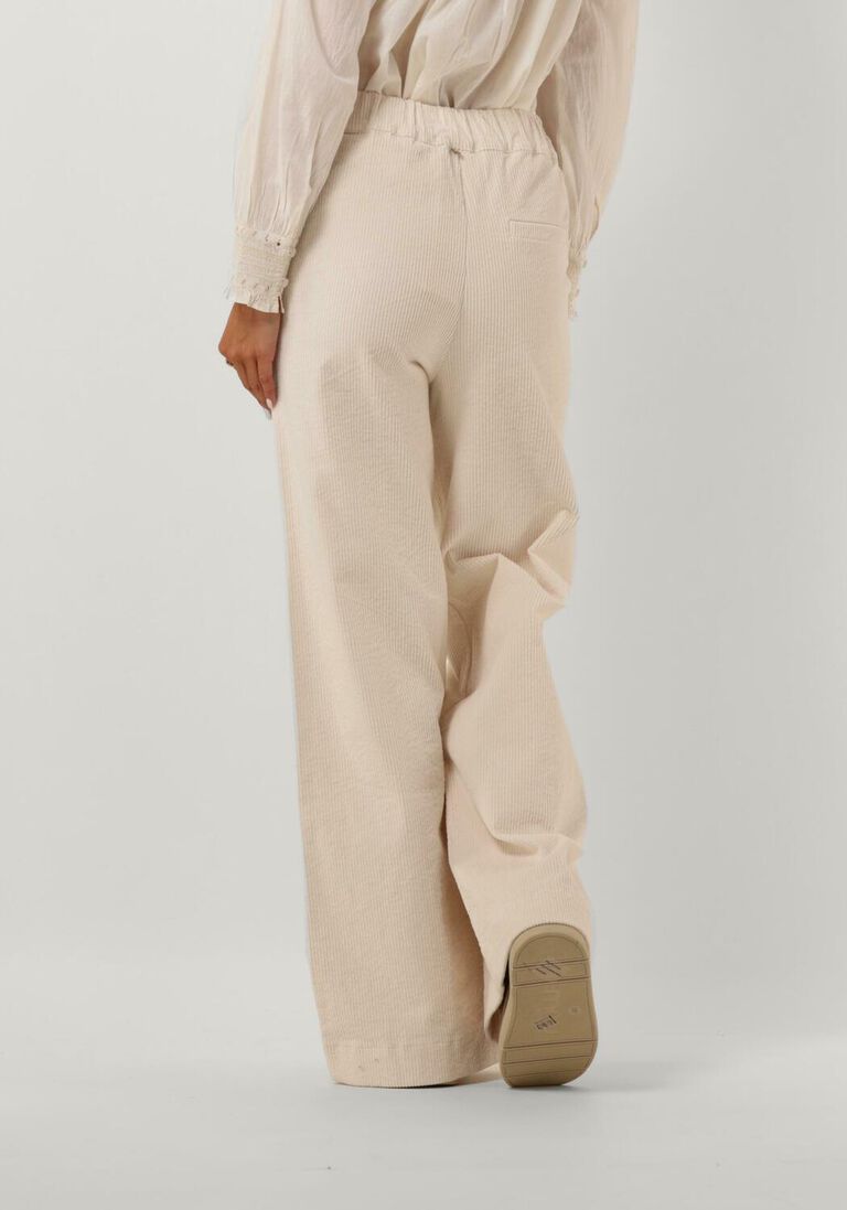 CIRCLE OF TRUST gele circle of trust pantalon lois wide leg rib