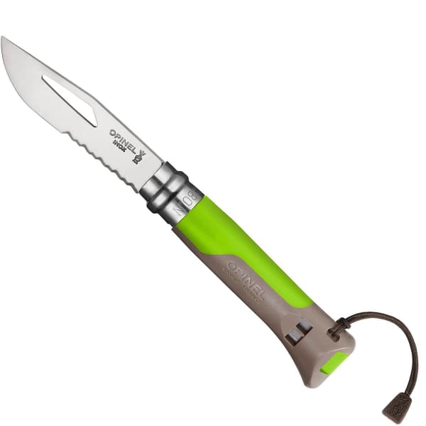 Couteau randonnée OPINEL N°08 OUTDOOR TERRE-VERT TERRE-VERT