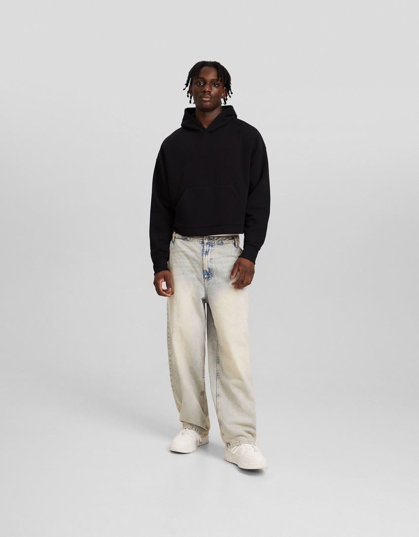 Moletom cropped
