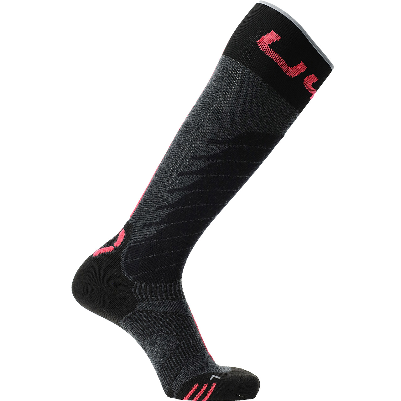UYN Damen Skisocken ONE MERINO anthracite/pink | UYN Skisocken | UYN | U | MARKEN | XSPO
