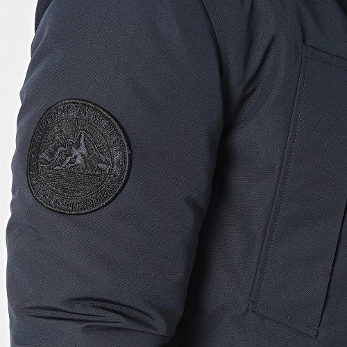 Parka Capuche Fourrure Everest Faux Fur M5011741A Bleu Marine