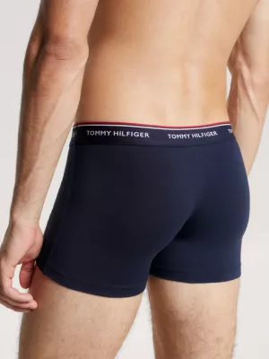 Cuecas boxer com cós com logotipo contrastante (pacote com 3)