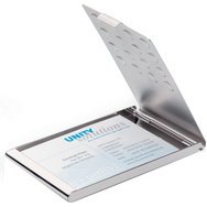 Etui pour cartes de visite BUSINESS CARD BOX CHROME