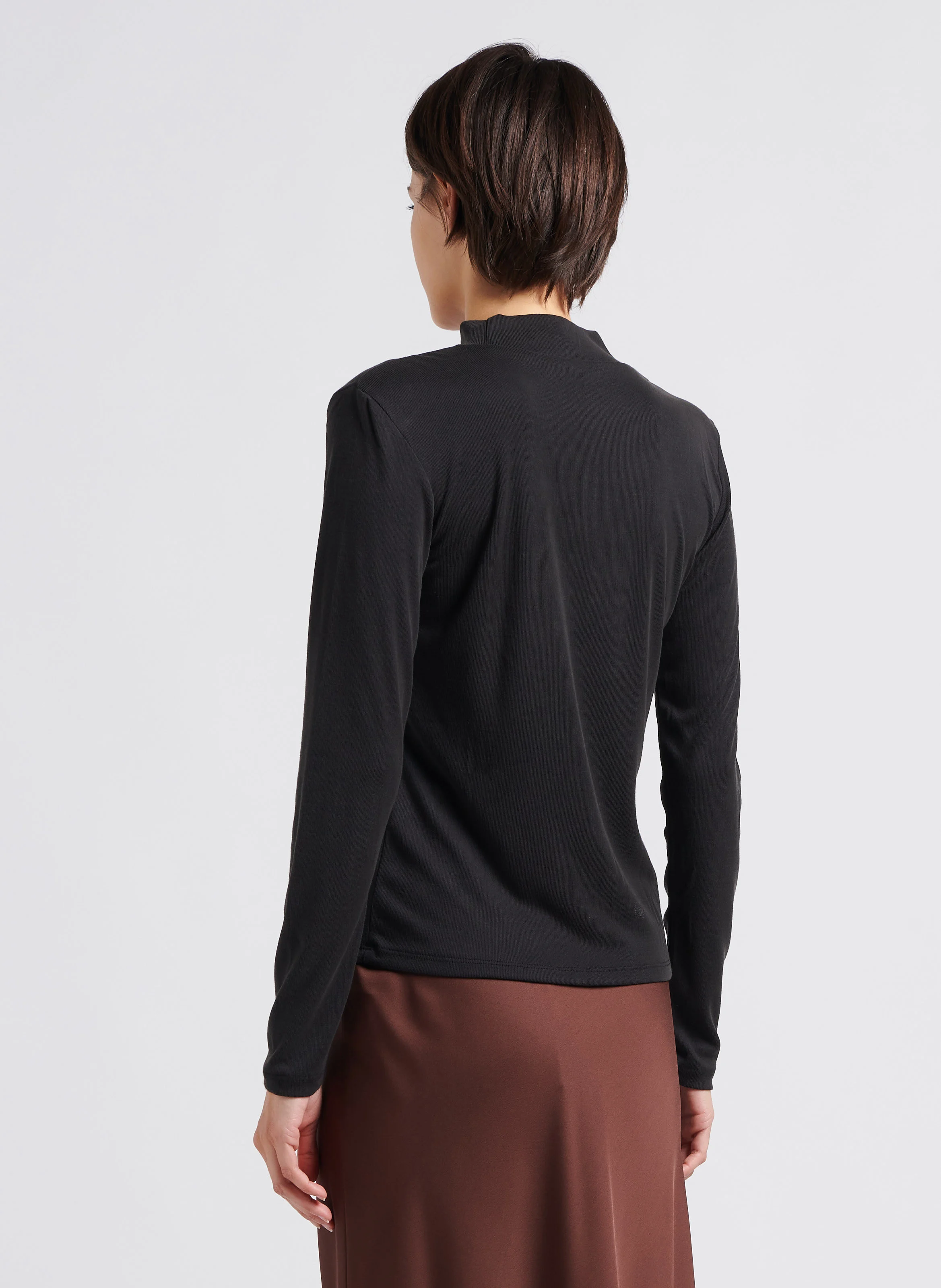 LULLU - Tee-shirt col rond| Noir