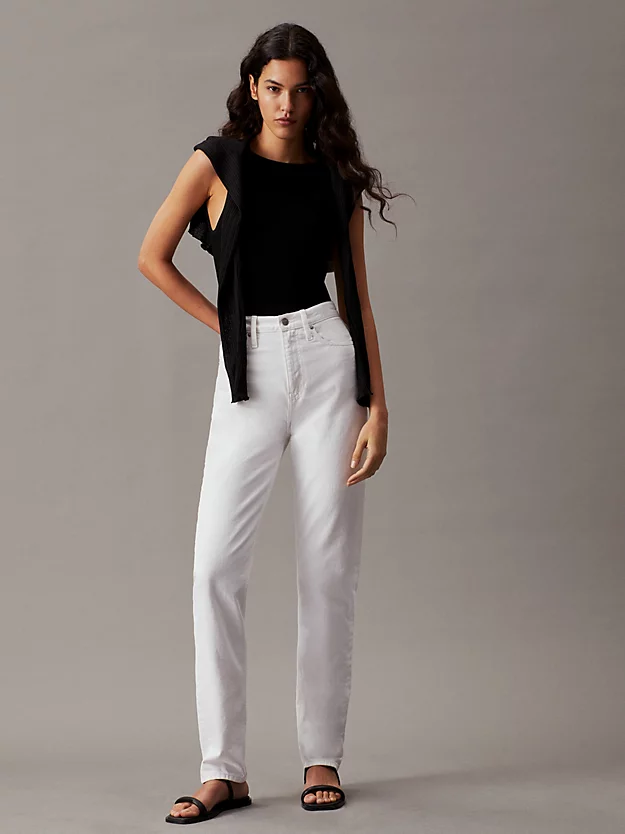 Calça jeans slim reta autêntica