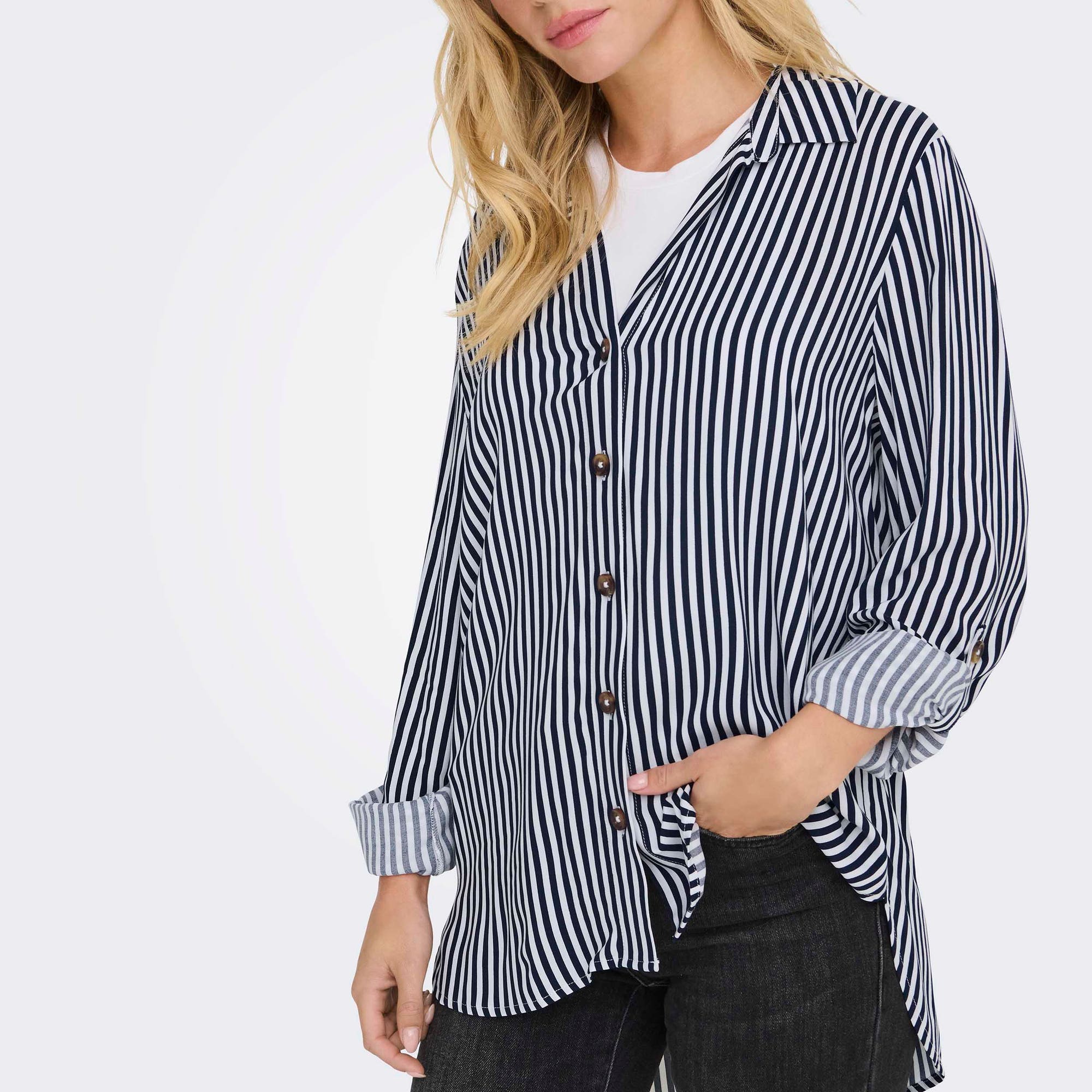 Blouse Femme bleu marine