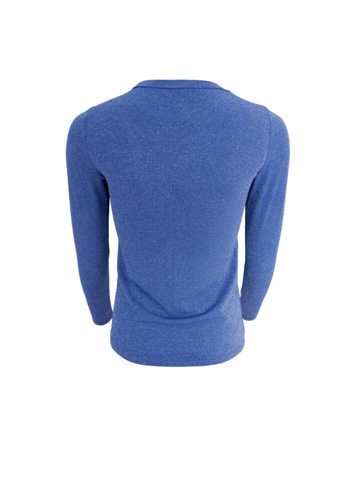 Black Colour Bcfaye Lurex Blouse sky blue