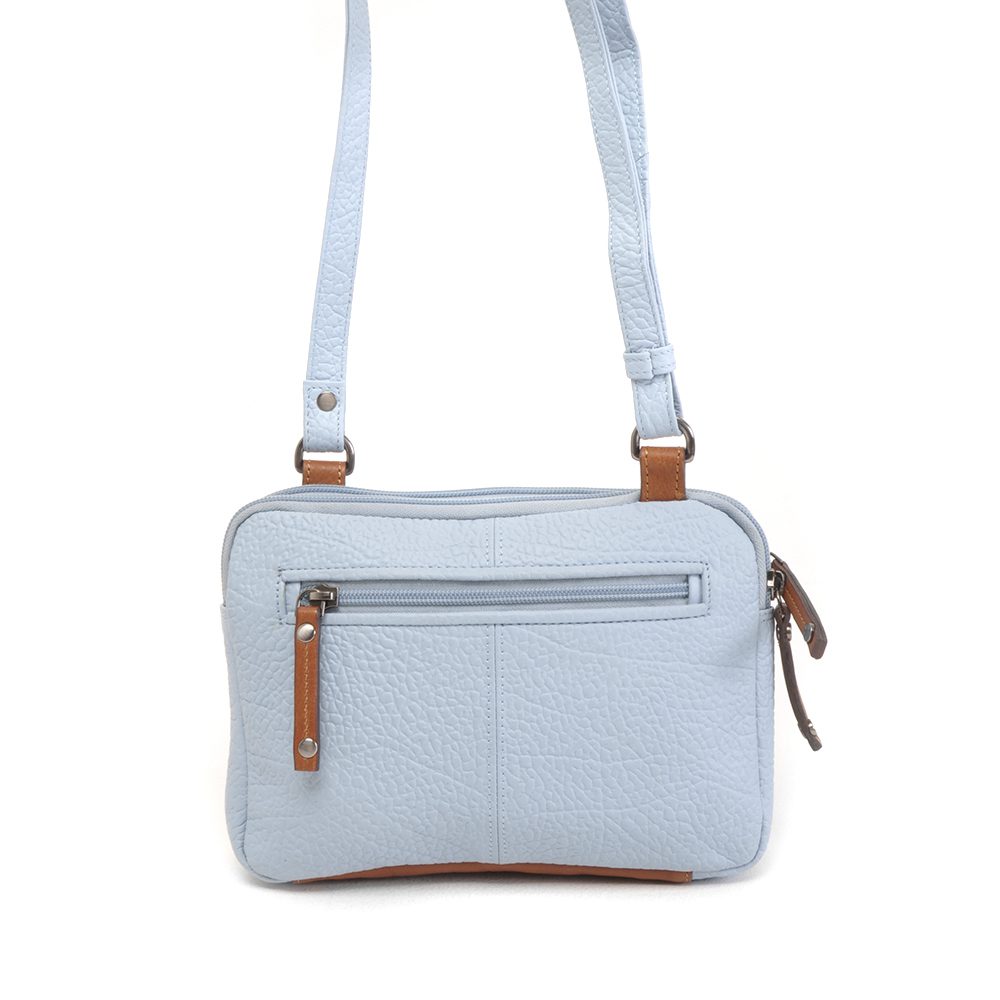Berba Chamonix Crossbody Tas Lichtblauw
