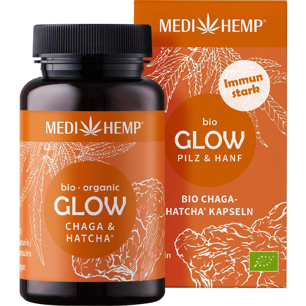 MEDIHEMP Bio Glow Chaga Hatcha® Kapseln