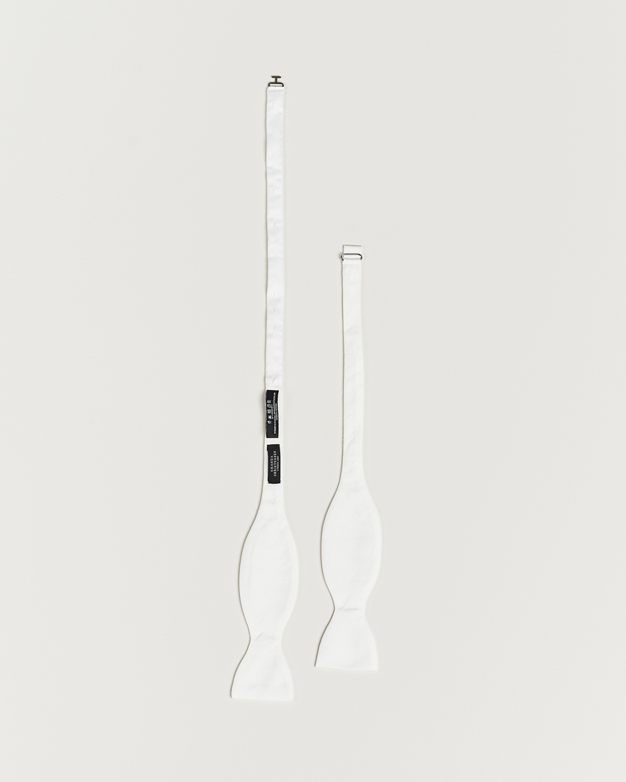 Amanda Christensen Cotton Pique Self Tie  White