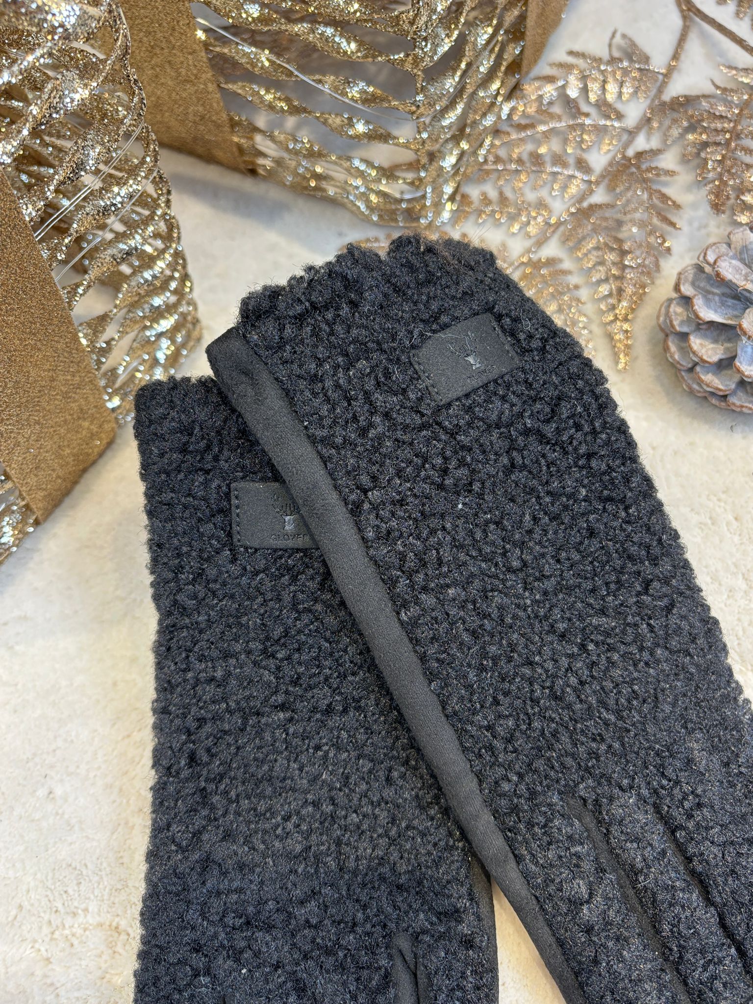 Teddy Handschoenen - Zwart