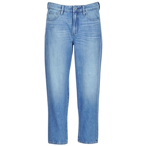 G-Star Raw - 3301 HIGH BOYFRIEND 7/8 WMN - Lt aged small destroy