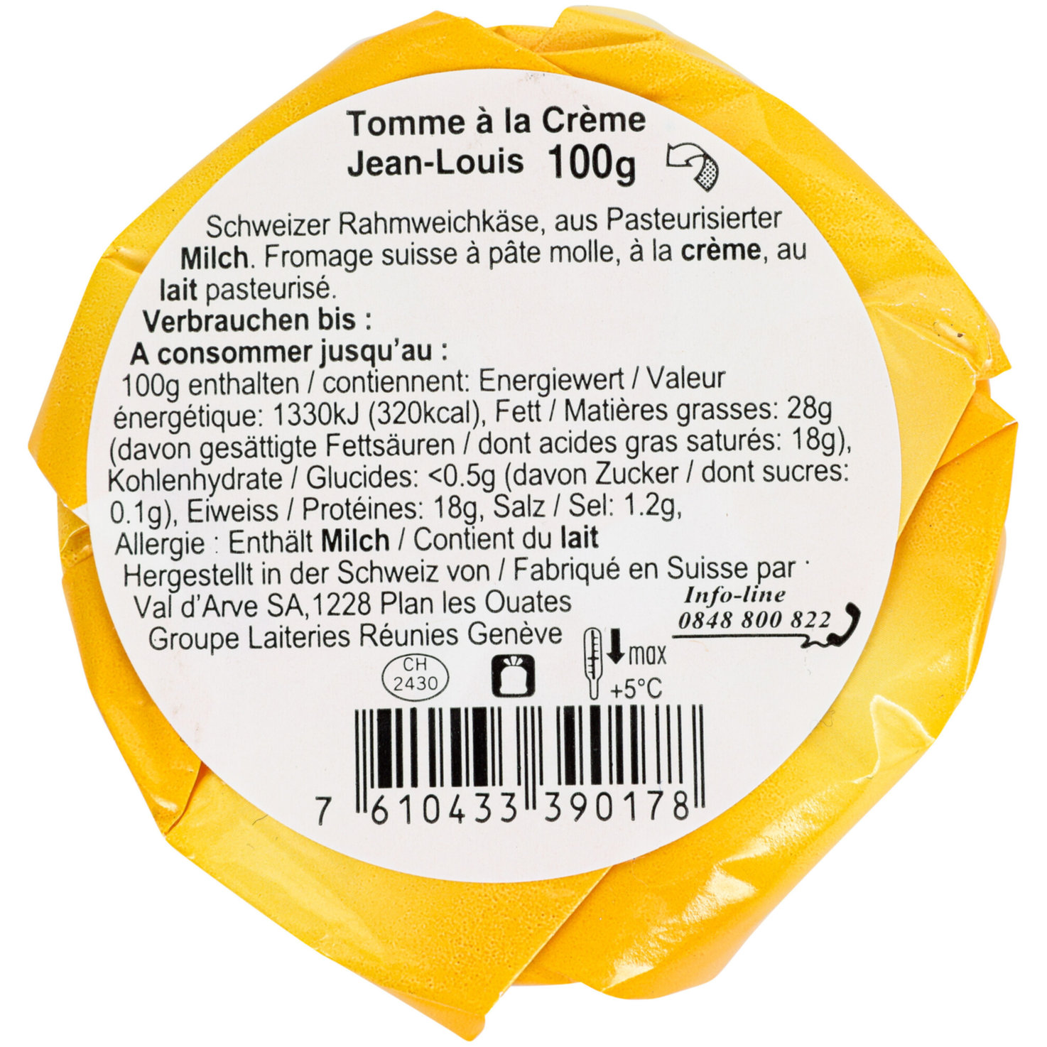 Jean-Louis Tomme à la Crème