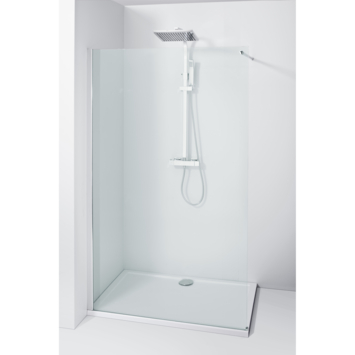 Allibert Vast Wand Lago Walk In 120x195 cm Helder Glas