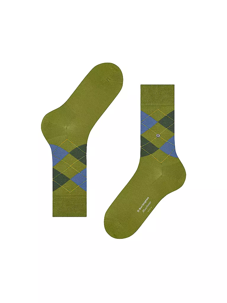 BURLINGTON Herren Socken MANCHESTER jungle  grün