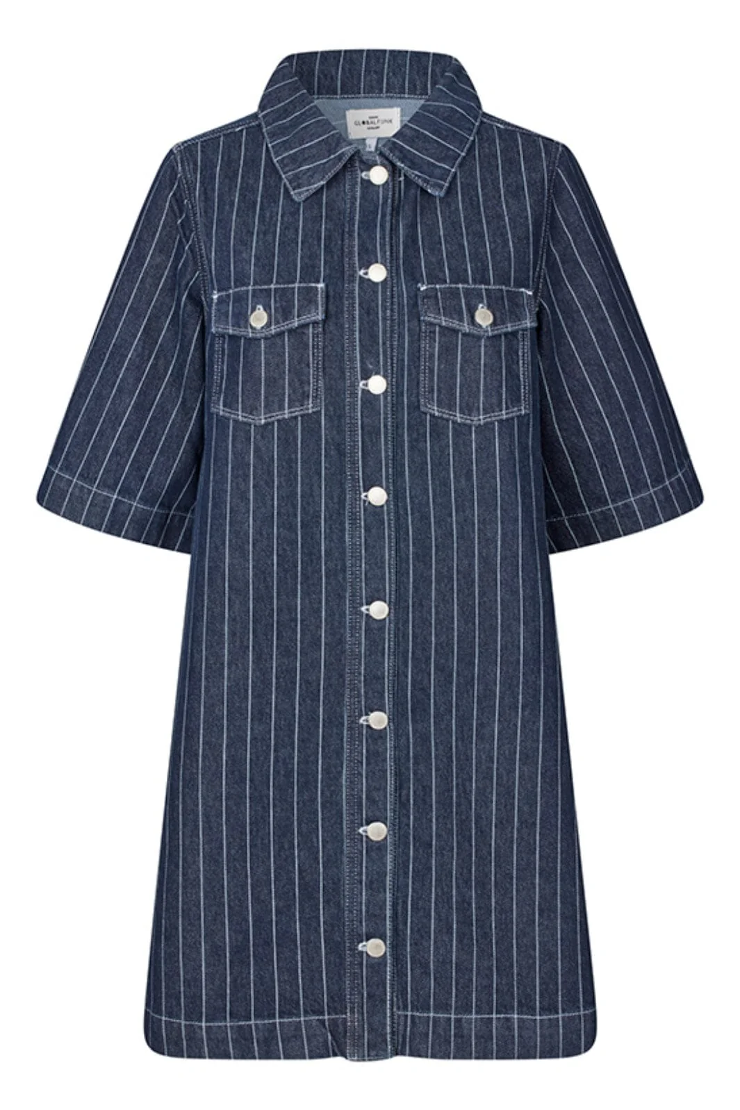 Global Funk Mira-G 608 navy pinstripe