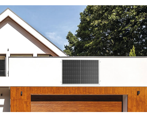 Balkonenergiecentrale – Fotovoltaïsche module Zilver 400W inclusief omvormer