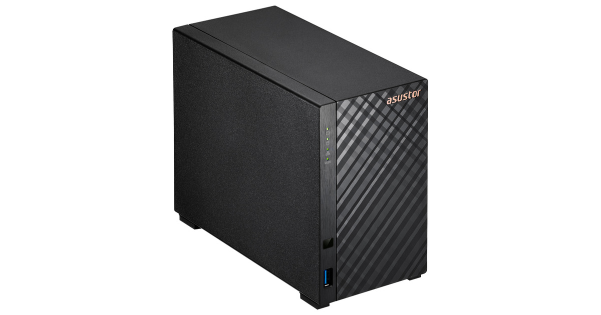 AsustorDrivestor 2 Gen2 (AS1202T) nas  (Zwart, LAN, USB)