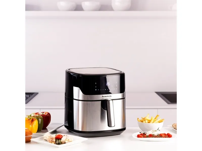Taurus Air Fry Digital 7S Wall, Varmluftsteger, 6,5 L, 1,3 kg, 80 °C, 200 °C, 60 min.