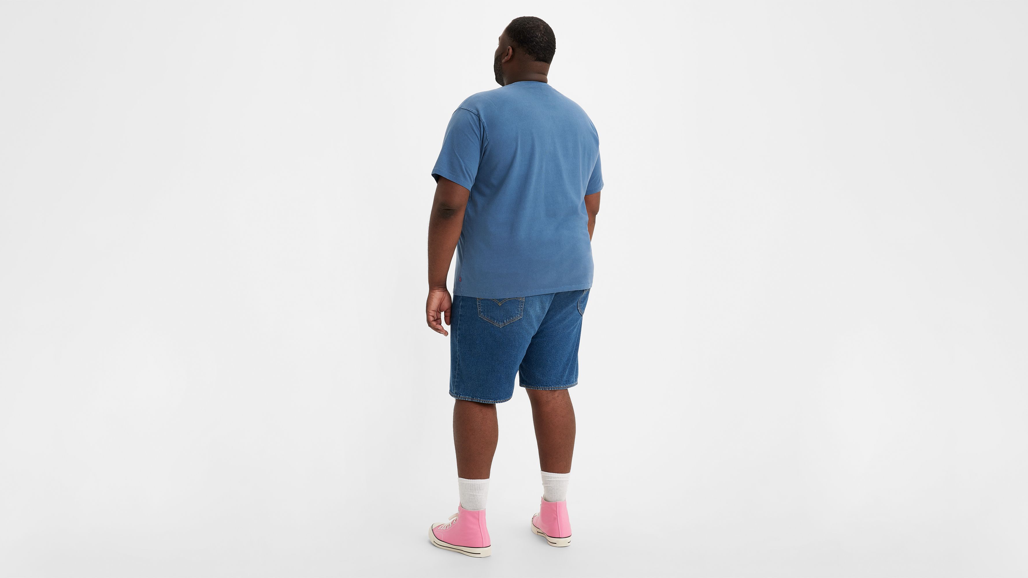 Short 501® Hemmed (Grandes tailles) - Bleu Eyes Break Short - Bleu