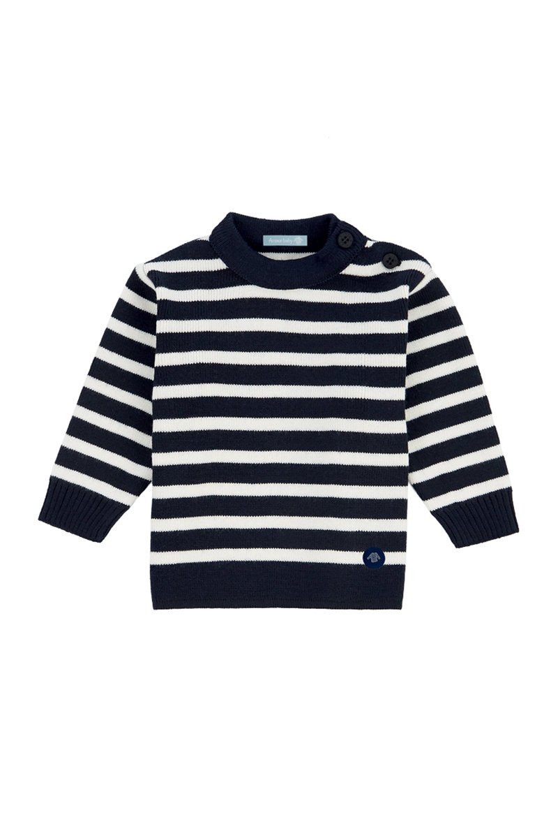 Pull marin rayé 