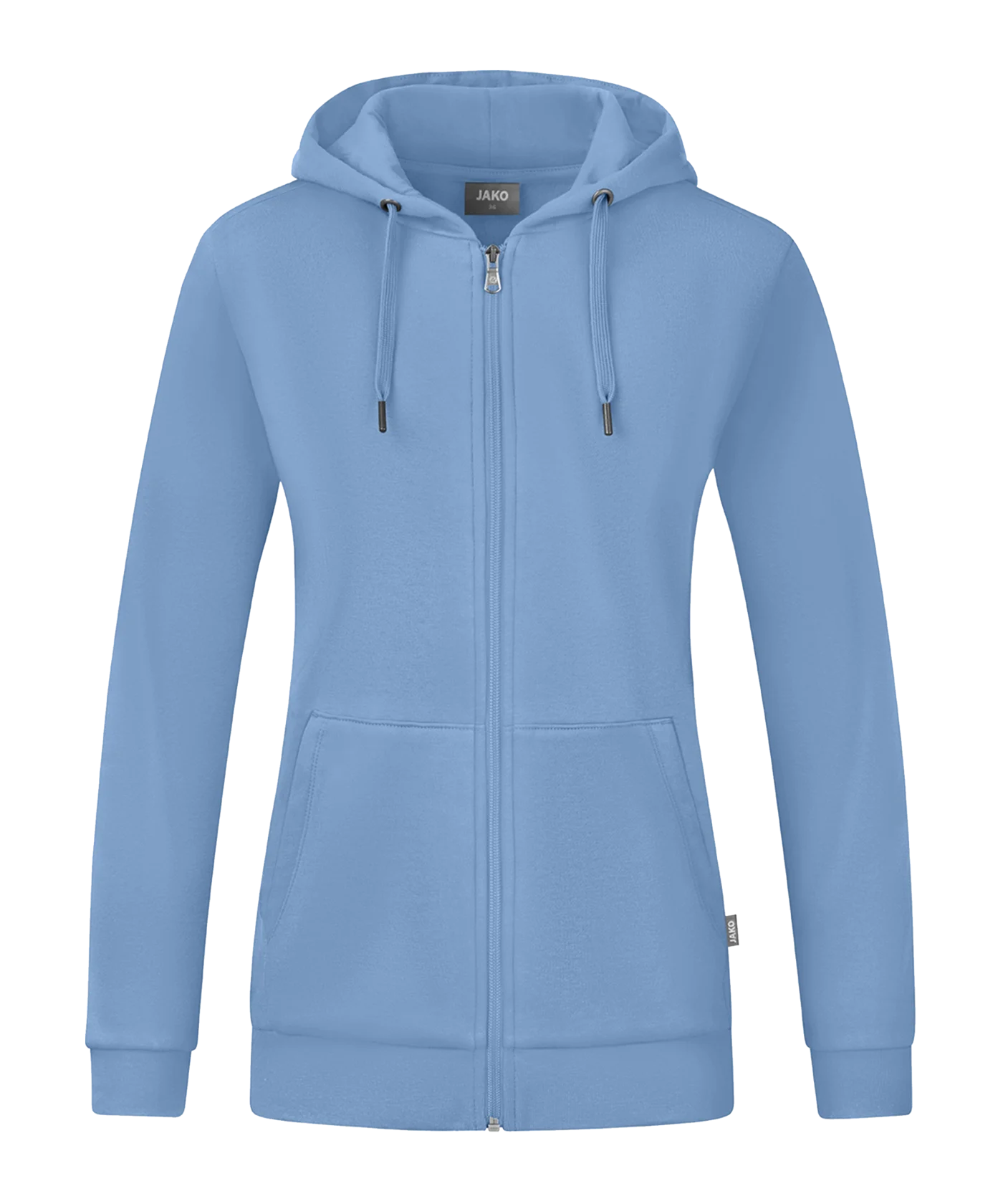 JAKO Organic Kapuzenjacke Damen Blau F460
