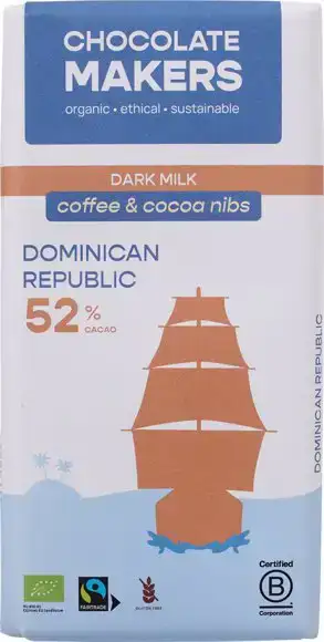 Donkere melkchocolade 52% tres hombres
