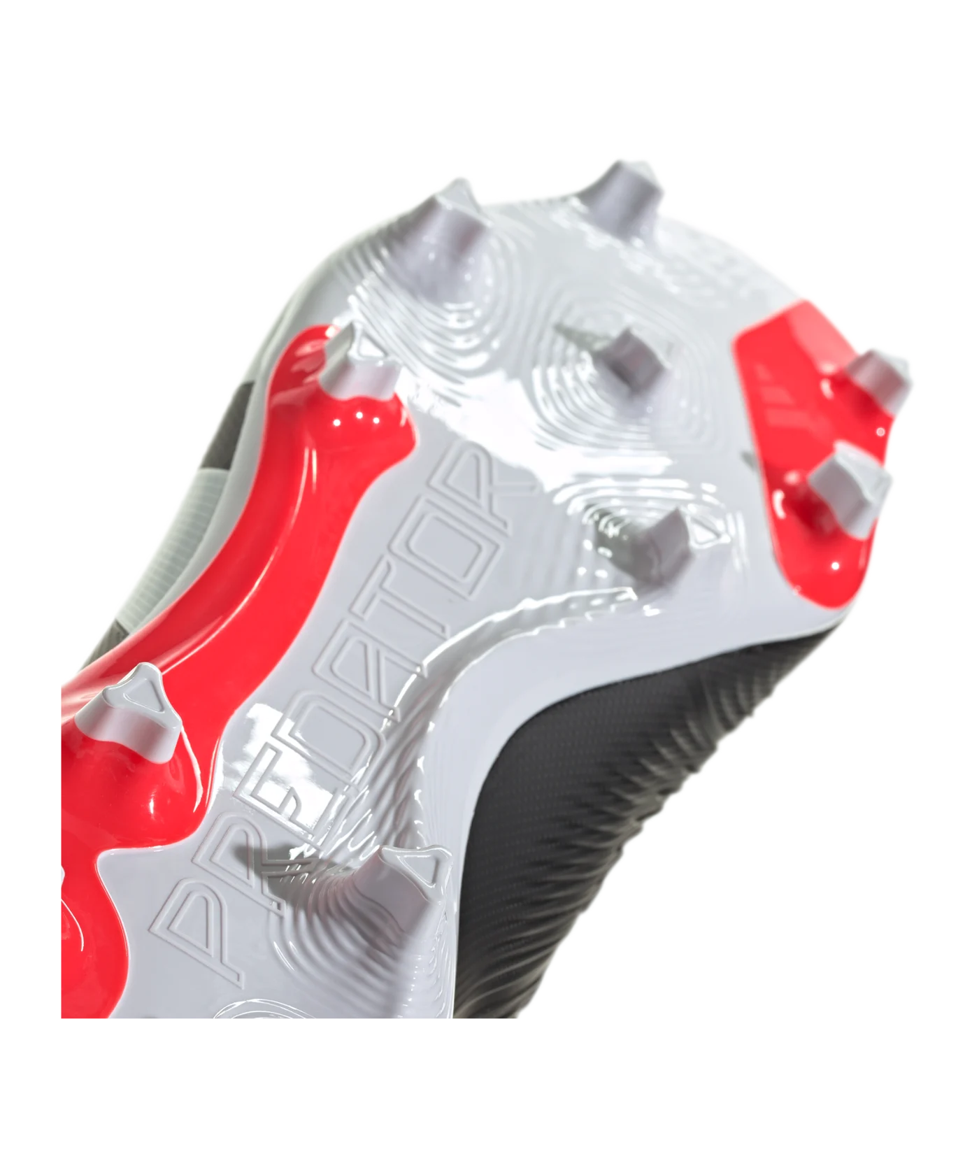 adidas Predator League LL FG Solar Energy Schwarz Weiss Rot