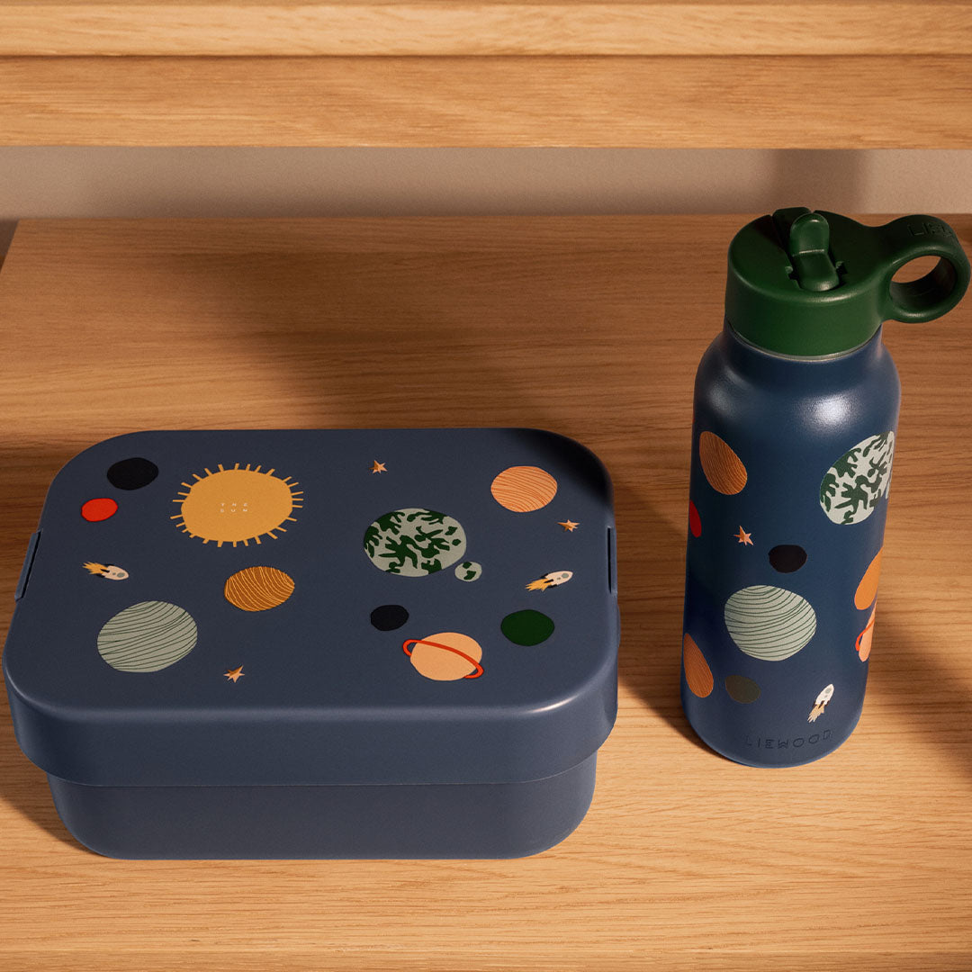 liewood lunchset chelsey - universe classic navy