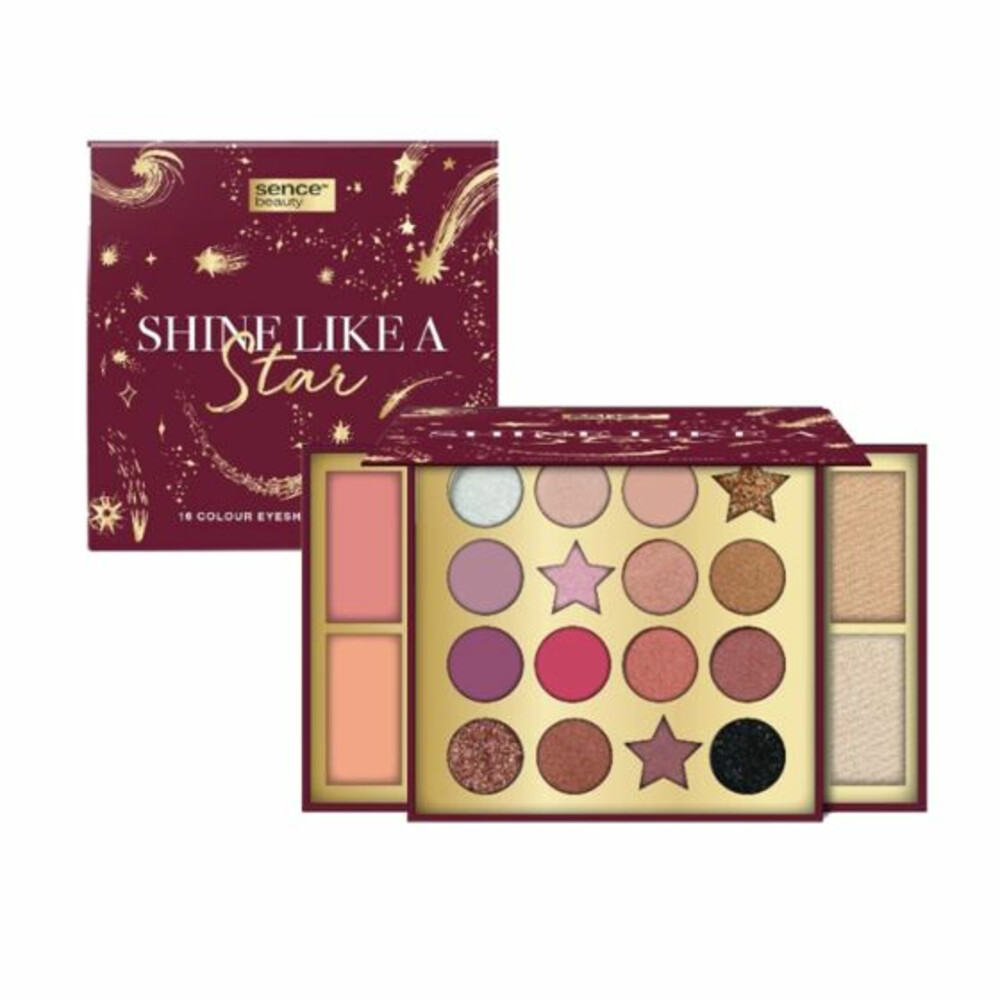 Sence Shine LikeA Star Gezicht en Oogschaduw Palette Moon Crush1 set
