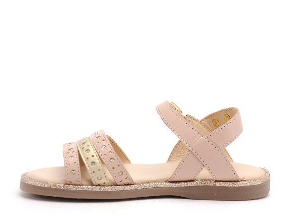Les tropeziennes nu pieds enfant isidor rose