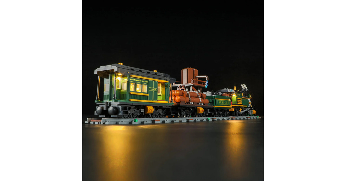 LumibricksThe Old West - Western Freight Train Constructiespeelgoed  (F9036)