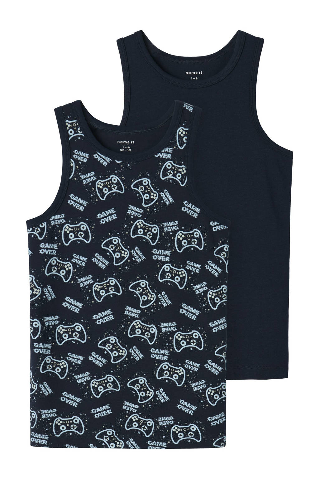 hemd Game - set van 2 donkerblauw