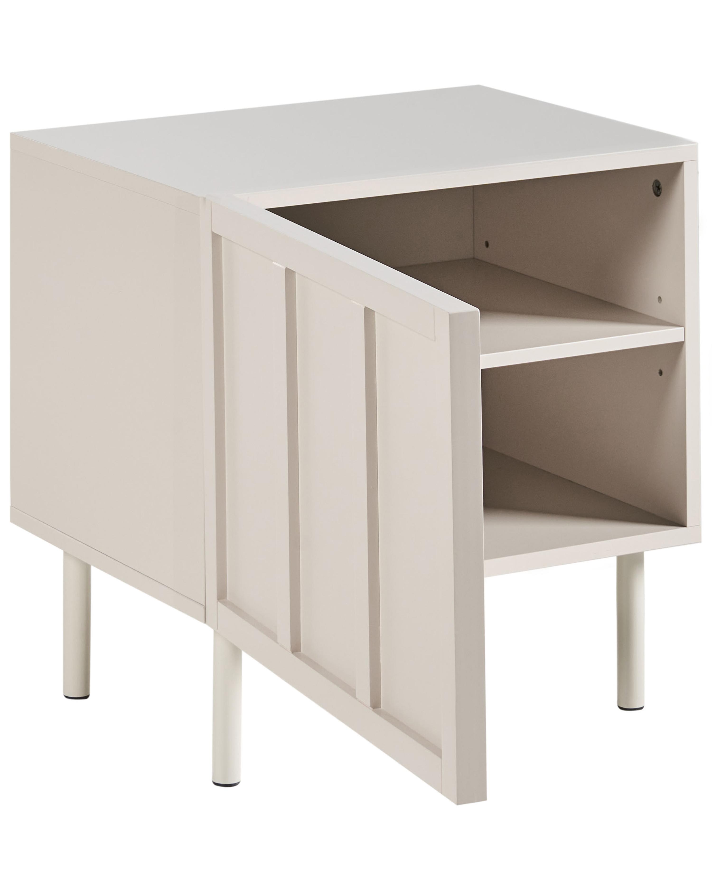 Nachtkastje CLUNES Lichtbeige