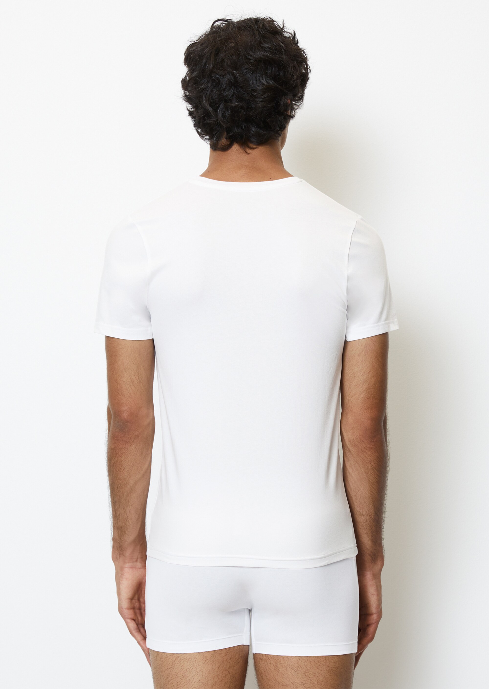 Lounge-T-Shirt mit Rundhalsausschnitt im 2er Set